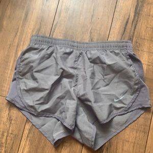 Nike gray running shorts